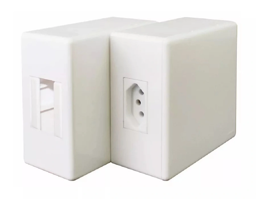 Caixa Quadro Disjuntor Compacta + Tomada 2p+t 20a 250v~ S/ Disjuntor Unipolar
