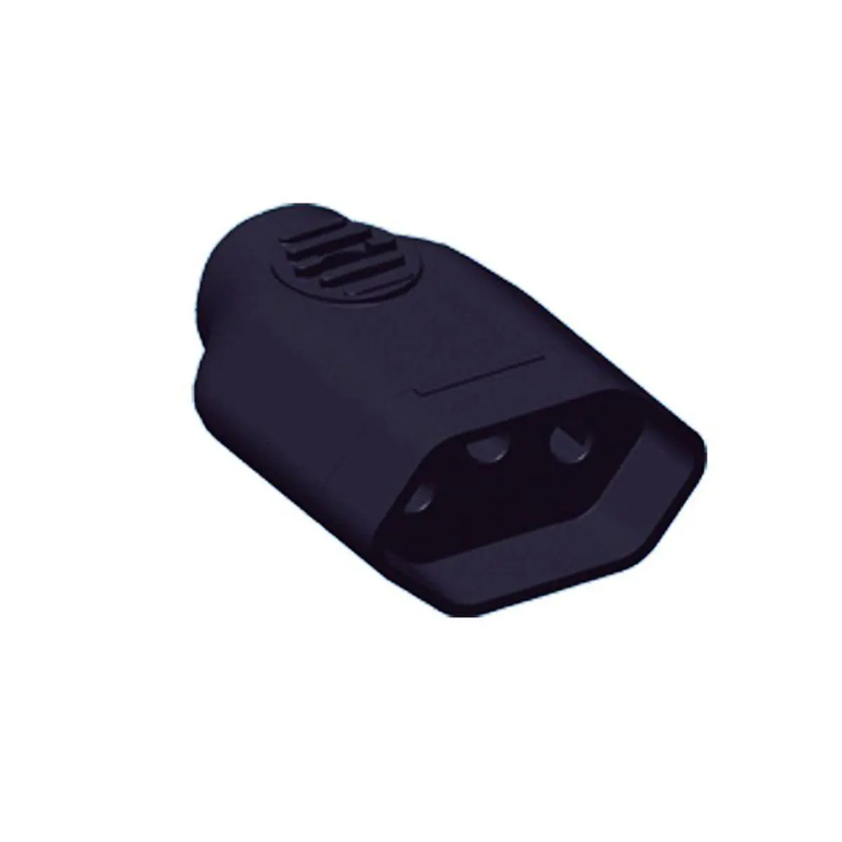 Femea Bipolar 2p T Preto 10a 250v