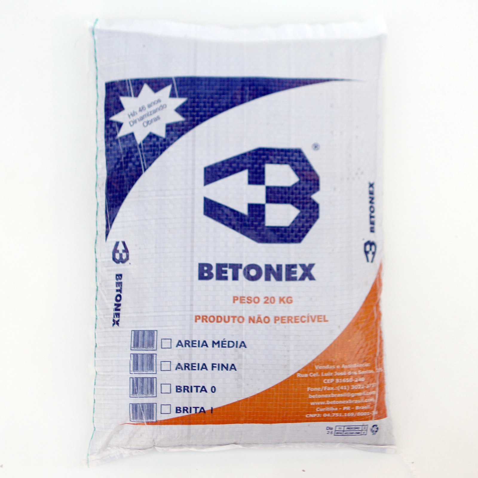 Areia Fina 20kg Betonex