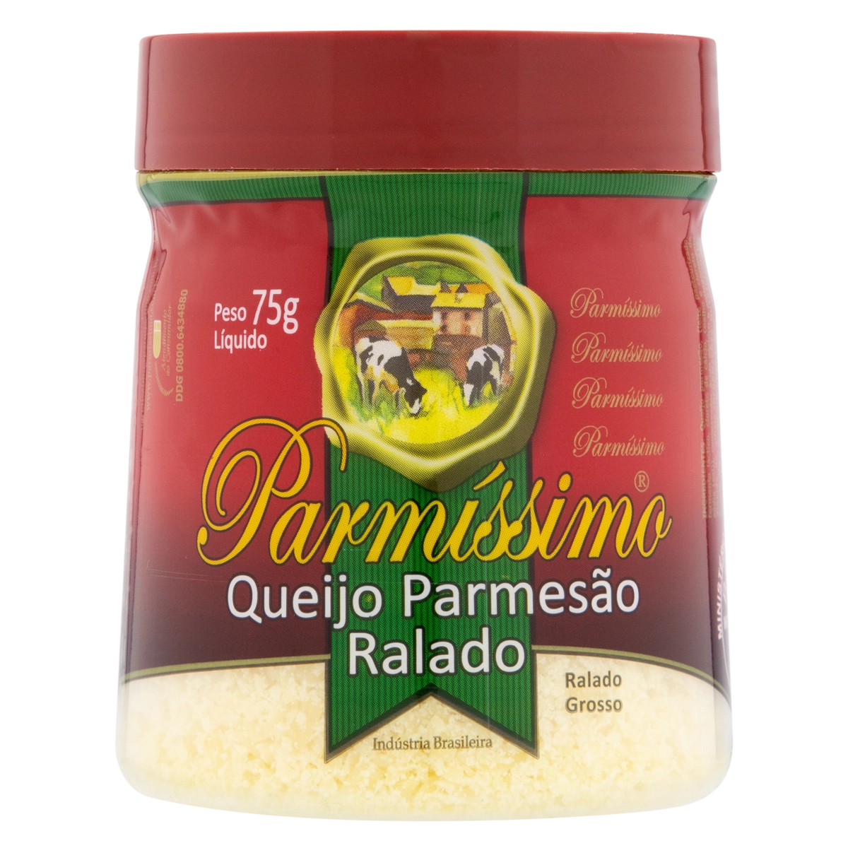 Queijo Parmesão Ralado Parmíssimo 75g