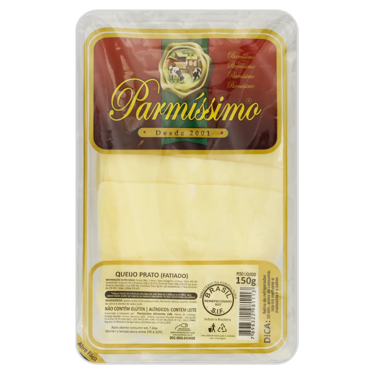 Queijo Provolone Defumado Parmíssimo 150g
