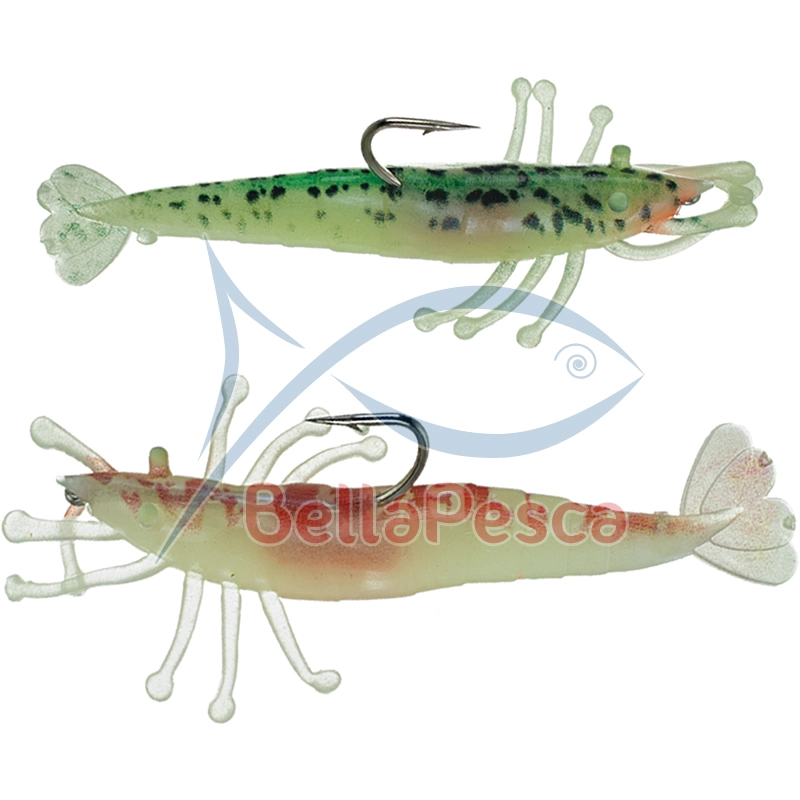 Kit Isca Camarao Silicone Luminosa 90mm 02135b As 16678 Bellapesca