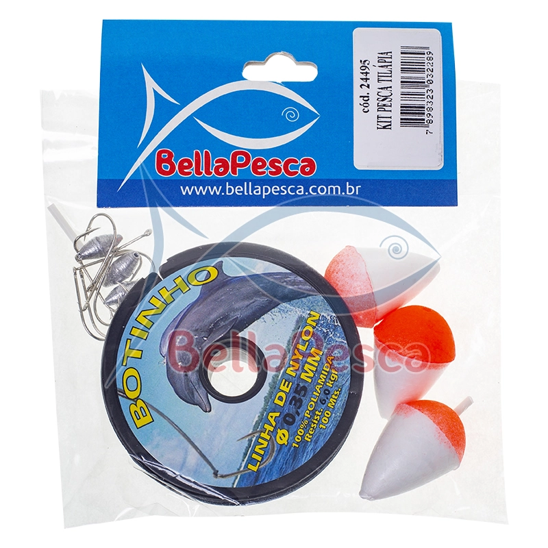 Kit Pesca Tilapia 4pcs 24495 Bellapesca