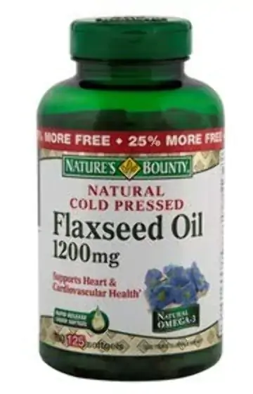 Flaxseed Oil 1200mg 125 Cáps Natures Bounty .