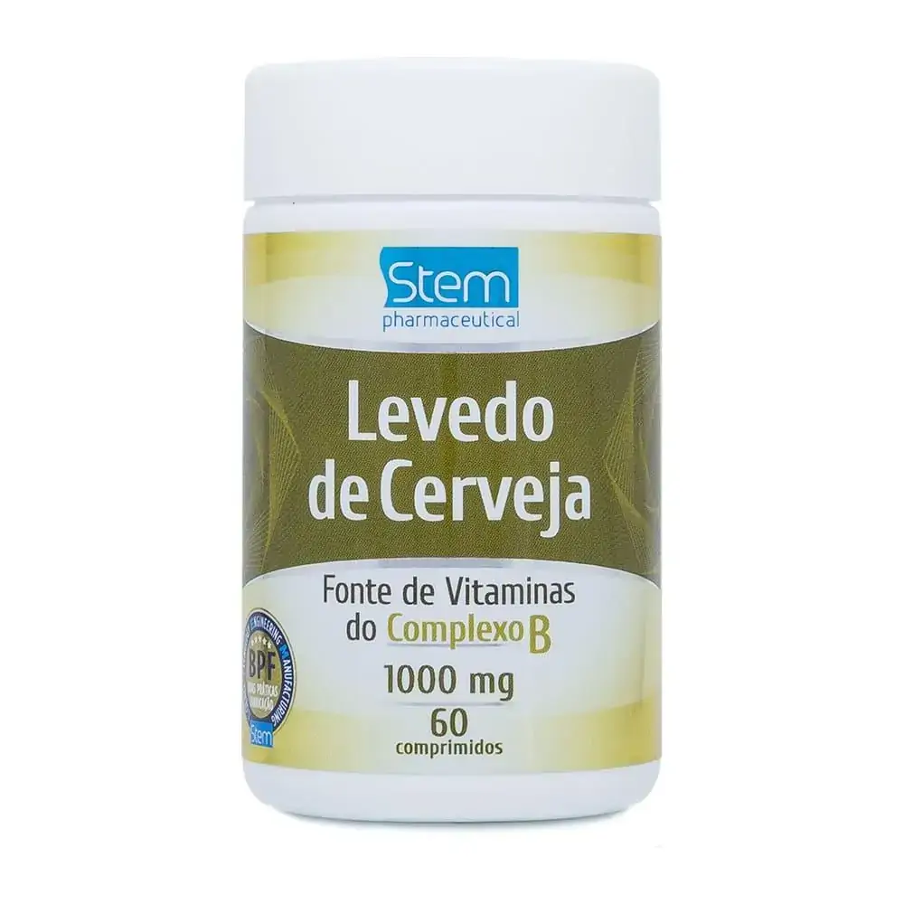 Levedo de Cerveja 1000mg (60 Comprimidos) - Stem Pharmaceutical