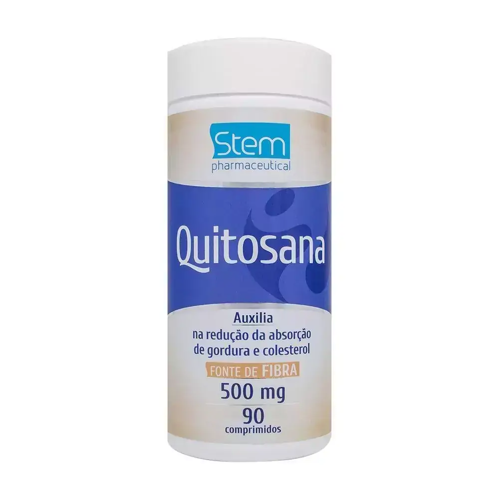 Quitosana 500mg (90 Comprimidos) - Stem Pharmaceutical