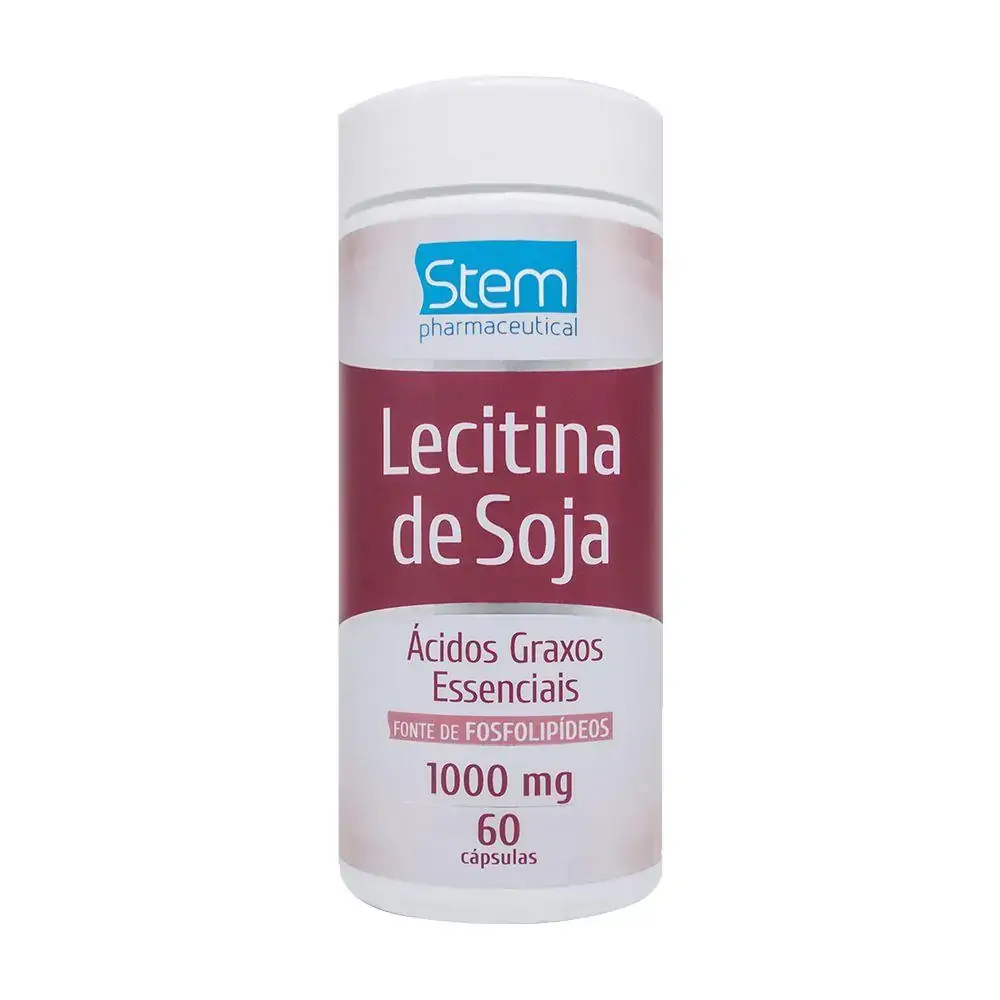 Lecitina de Soja 1000mg (60 Cápsulas) - Stem Pharmaceutical