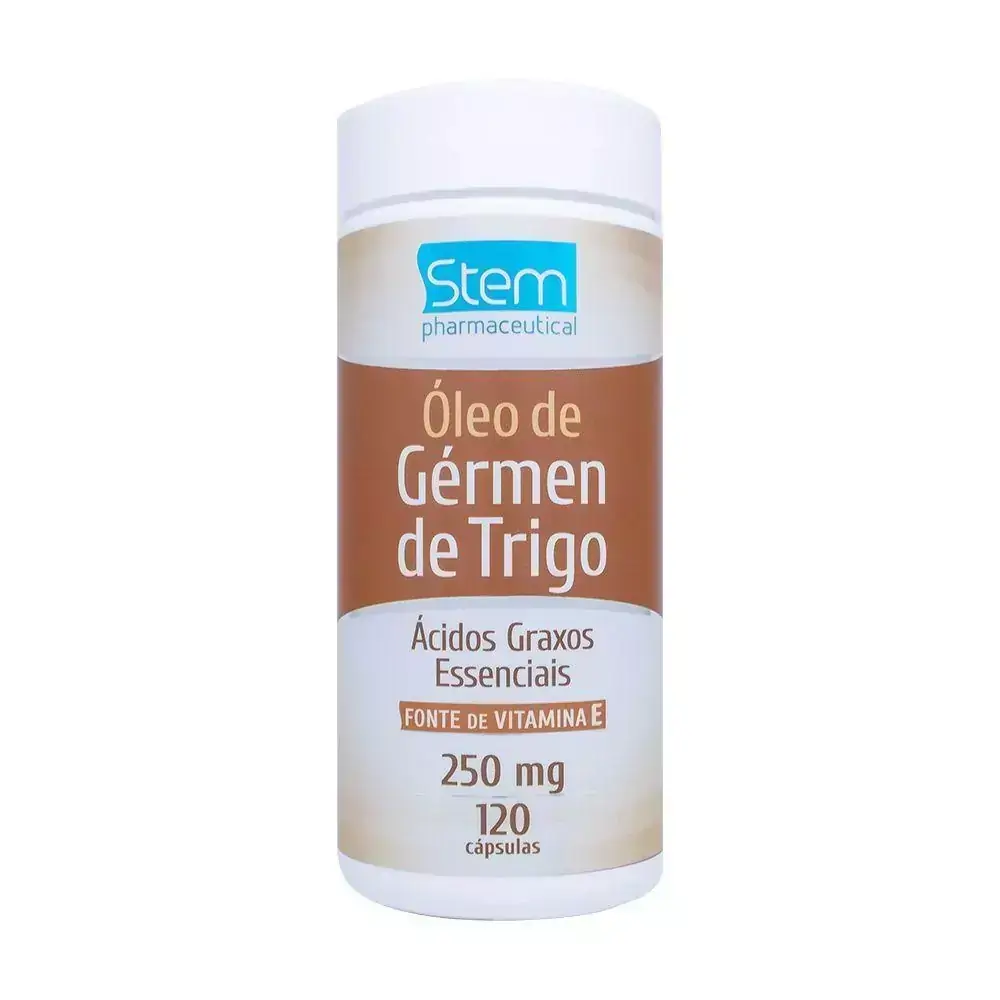 Óleo de Gérmen de Trigo 250mg (120 Cápsulas) - Stem Pharmaceutical