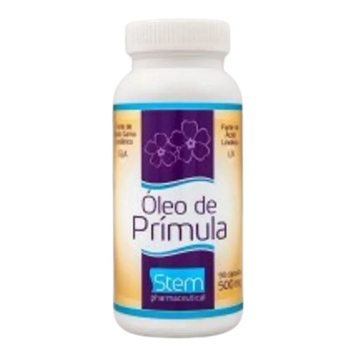 Óleo de Prímula 500mg (90 Cápsulas) - Stem Pharmaceutical