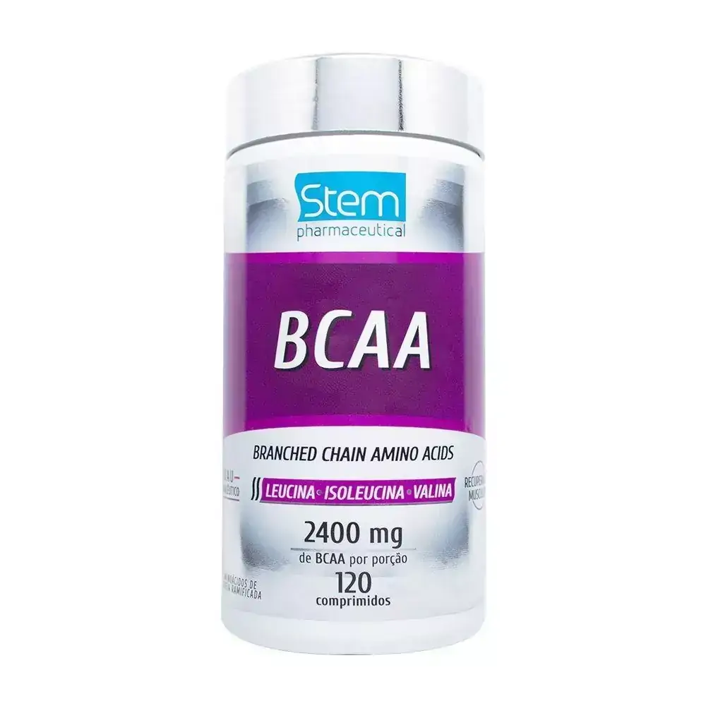 BCAA 2400mg (120 Comprimidos) - Stem Pharmaceutical
