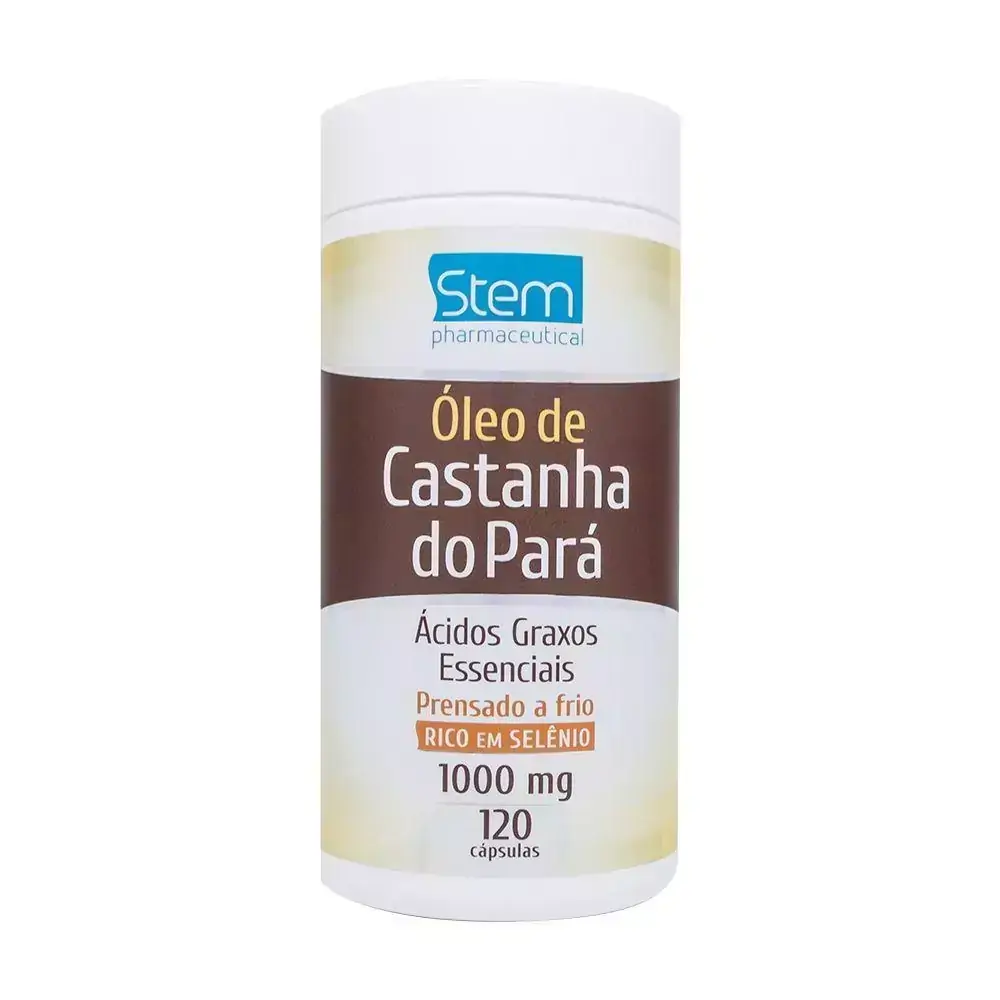Óleo Castanha do Pará 1000mg (120 Cápsulas) - Stem Pharmaceutical