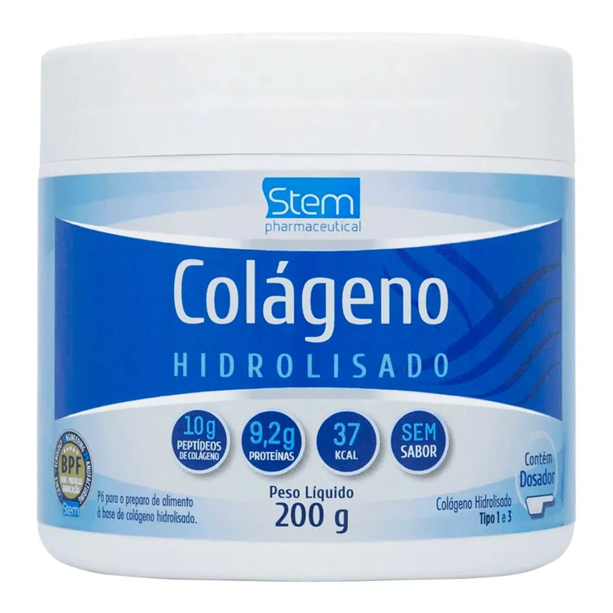 Colágeno Hidrolisado Em Pó Stem 200g