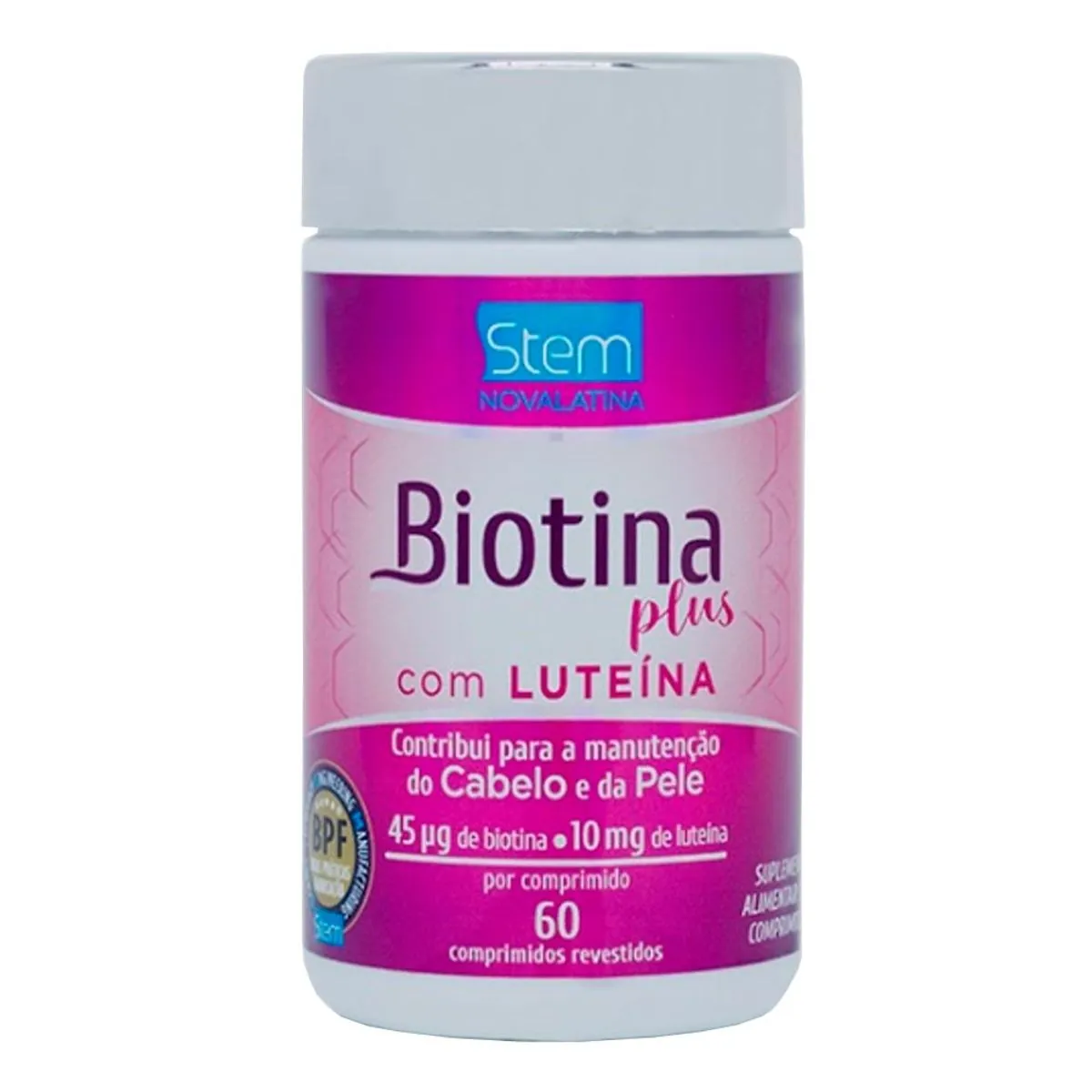 Biotina Plus com Luteína Stem Pharmaceutical 60 Comprimidos