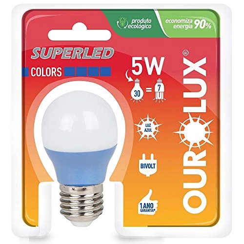 Lampada Superled S30 Colors 5w Bivolt Azul