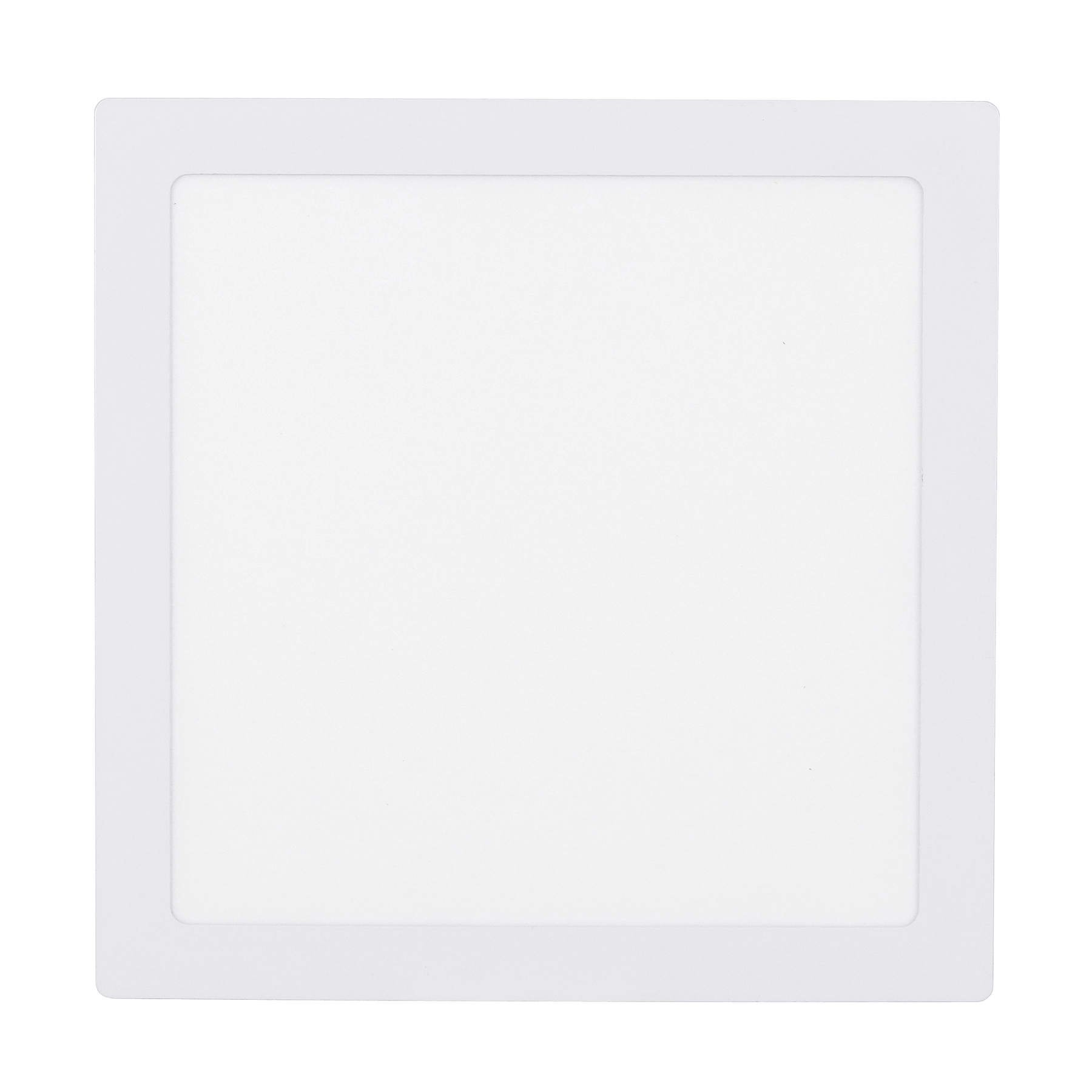 Painel de Led Embutir Quadrado Luz Amarela 24W Ouro Lux 30cm 22,3x22,3cm Branco Bivolt