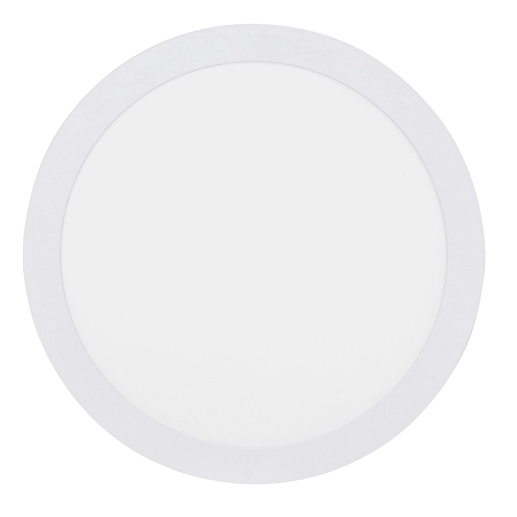 Painel de Led Embutir Redondo Luz Amarela 24W Ouro Lux 29,5cm 30cm 22,3x22,3cm Branco Bivolt