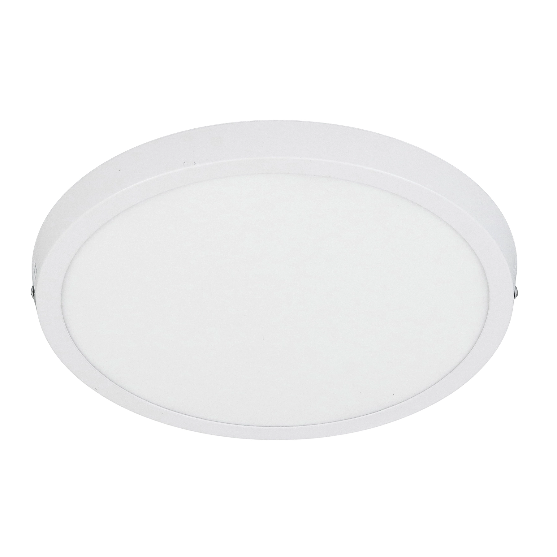 Painel de Led Sobrepor Redondo Luz Amarela 24W Branco Bivolt