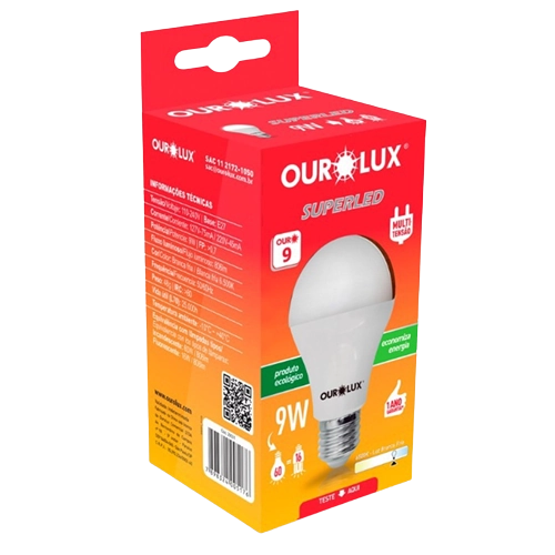Lampada Led Tubular 9w 6500k Bivolt 2025