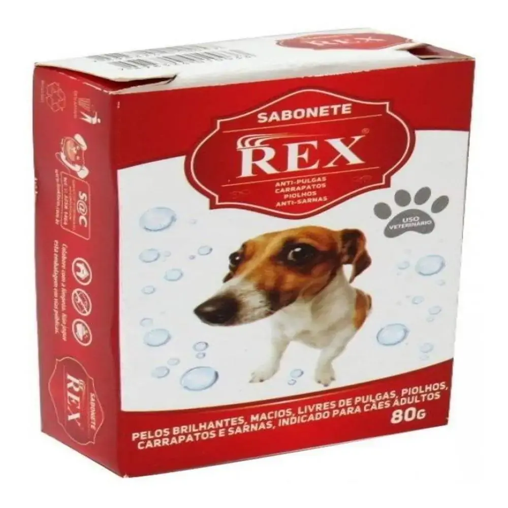 Sabonete Rex Anti Pulgas