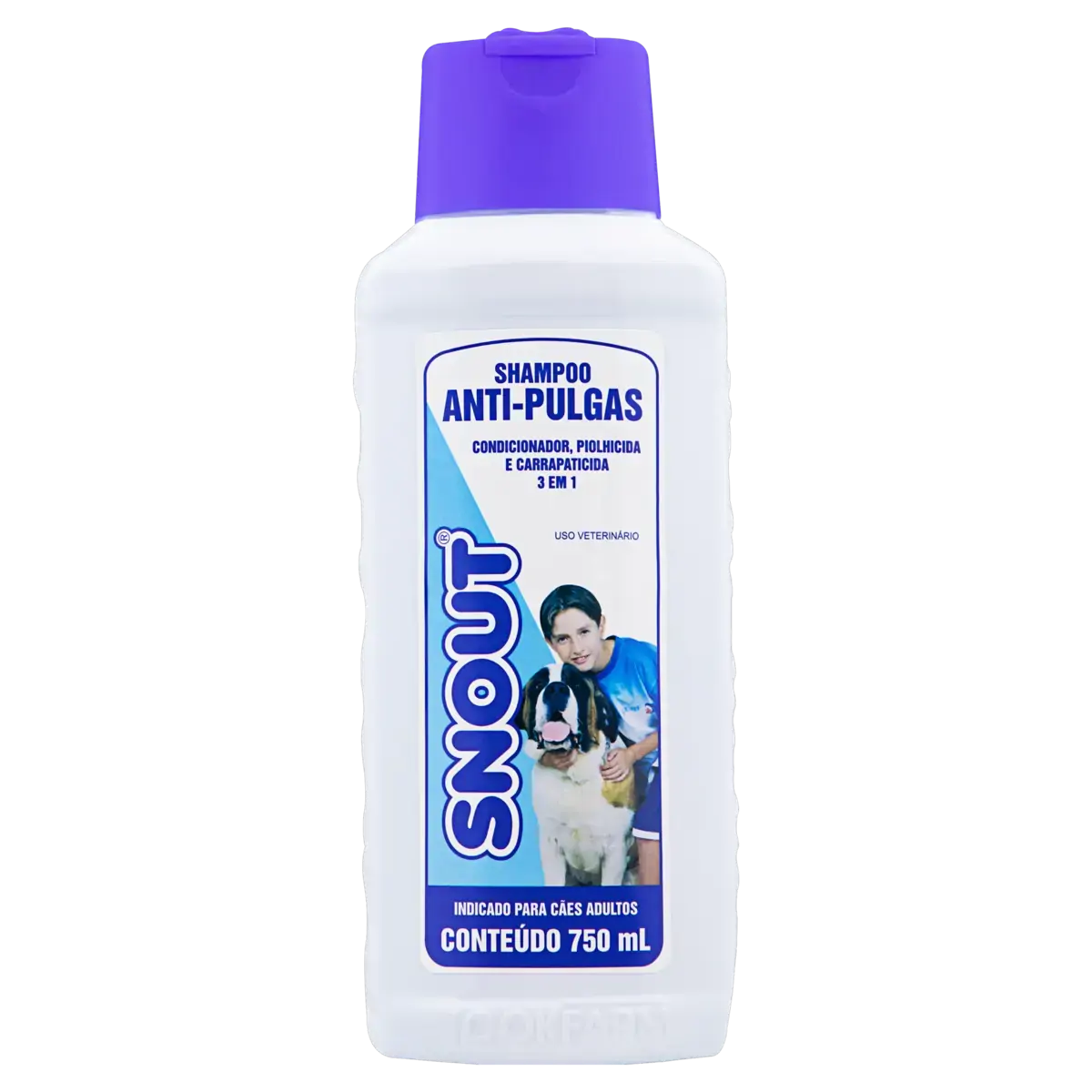 Shampoo E Condicionador Uso Veterinário Antipulgas Snout Frasco 750ml