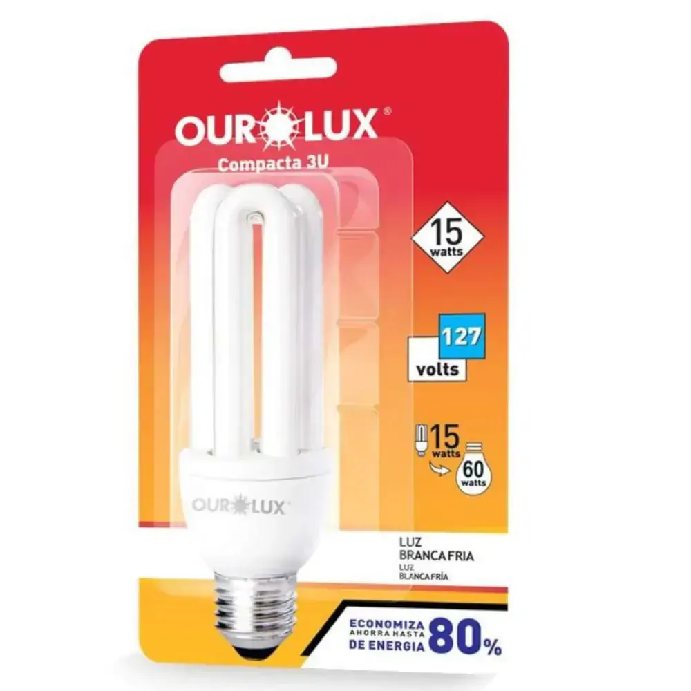 Lâmpada Elétrica Ourolux 15w 127v 3u