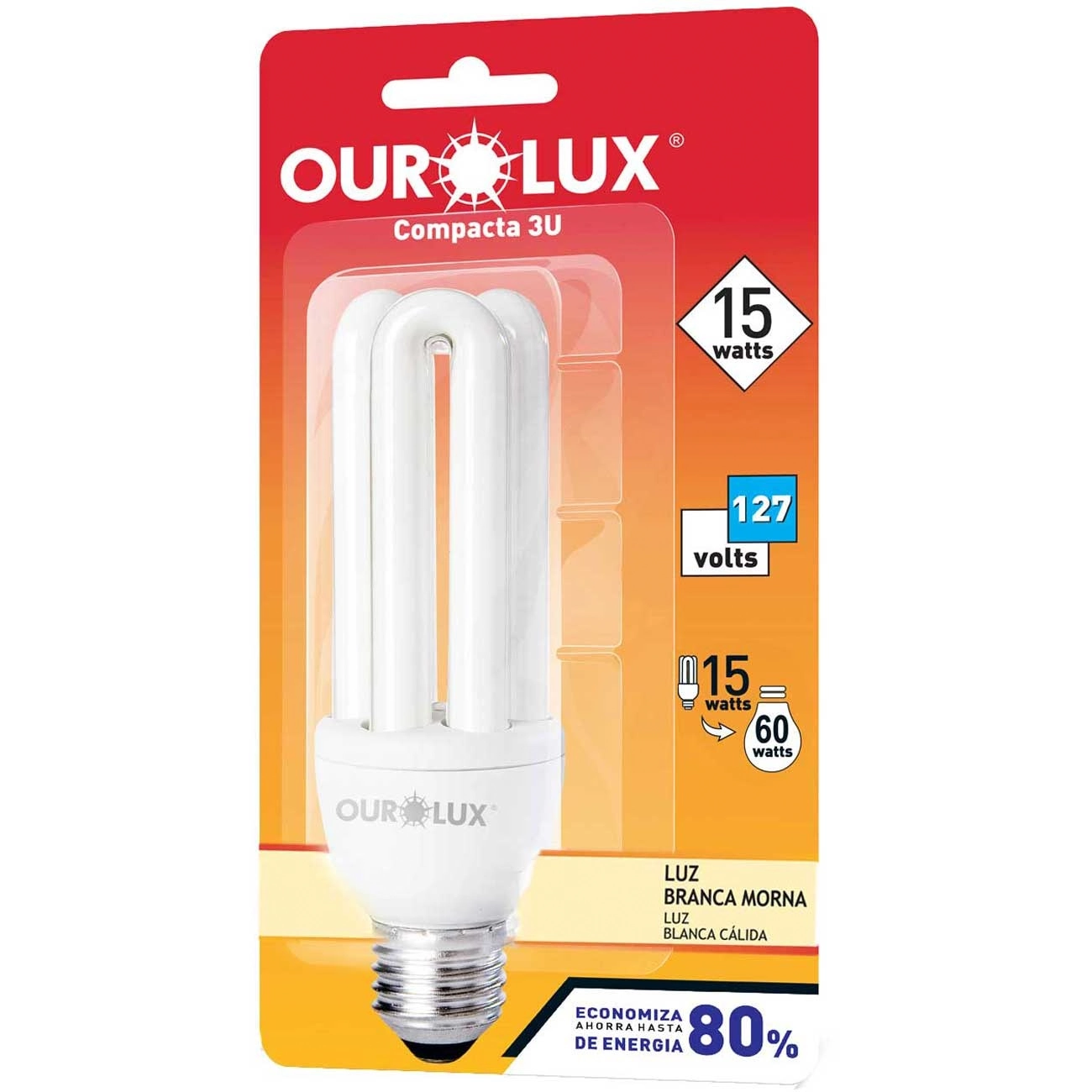 Lampada Fluorescente 15w 127v Ourolux