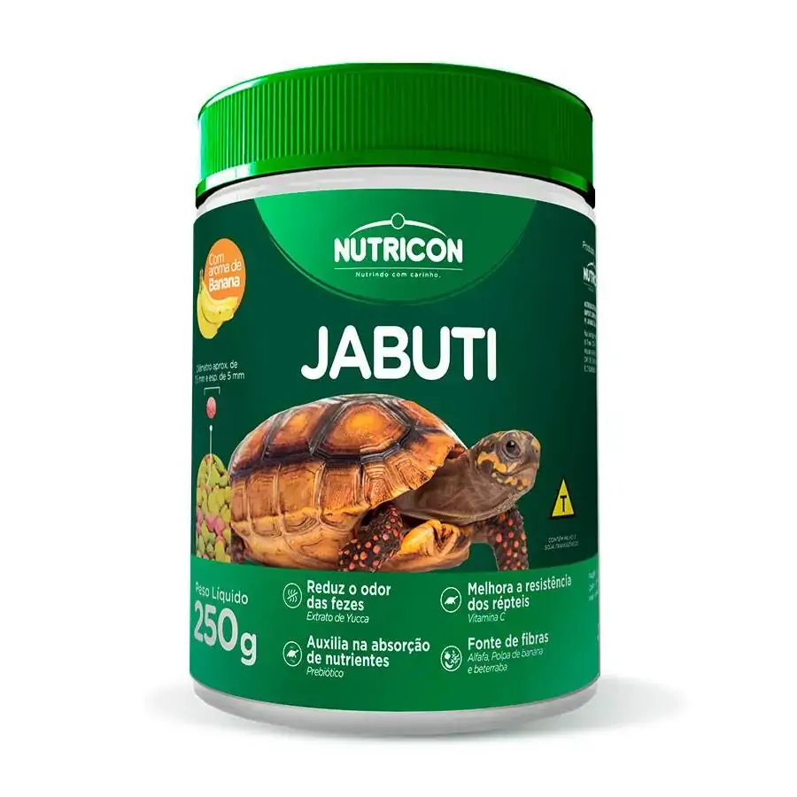 Ração Jabuti Nutricon Para Tartarugas 250g