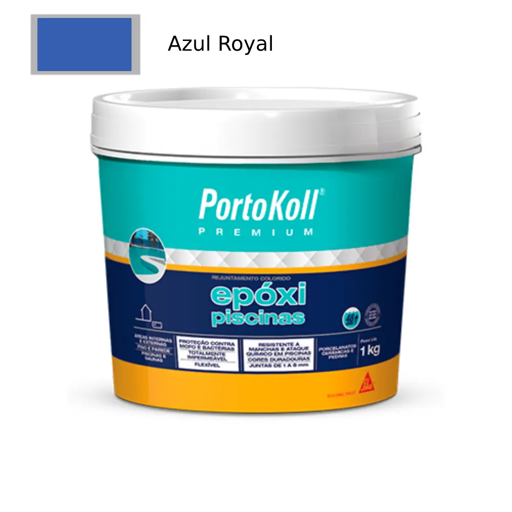 Rejunte Especial Piscinas Epoxi Portokoll Premium Royal