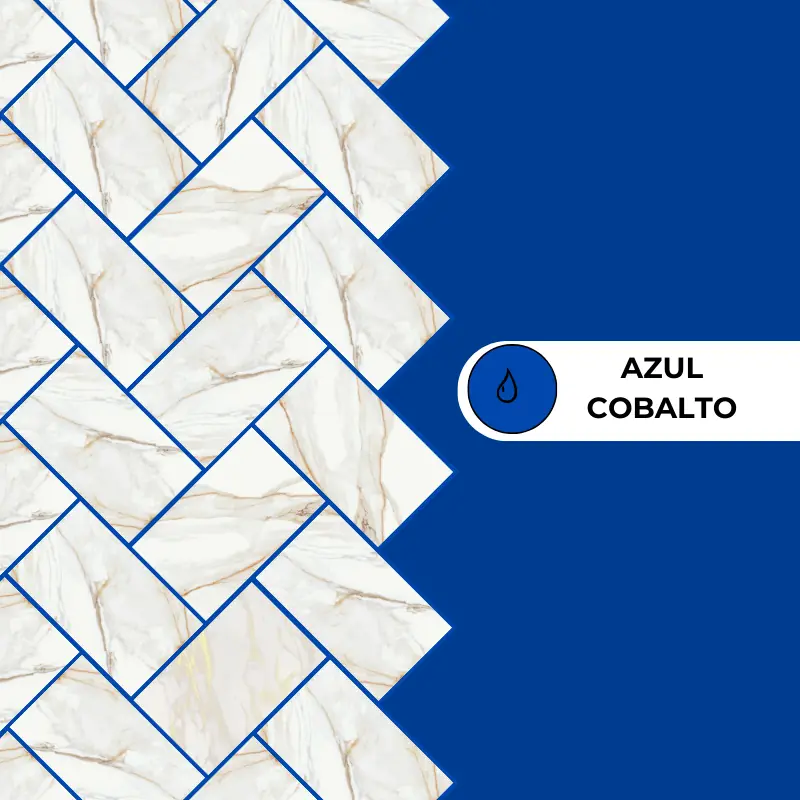 Rejunte Epoxi Portokoll - 1kg Azul Cobalto