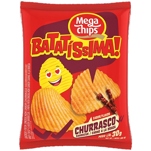Salg Mega Chips 30g Churrasco