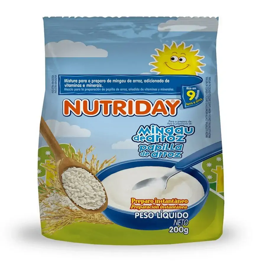 Nutriday Mingau Arroz Sache 200gr