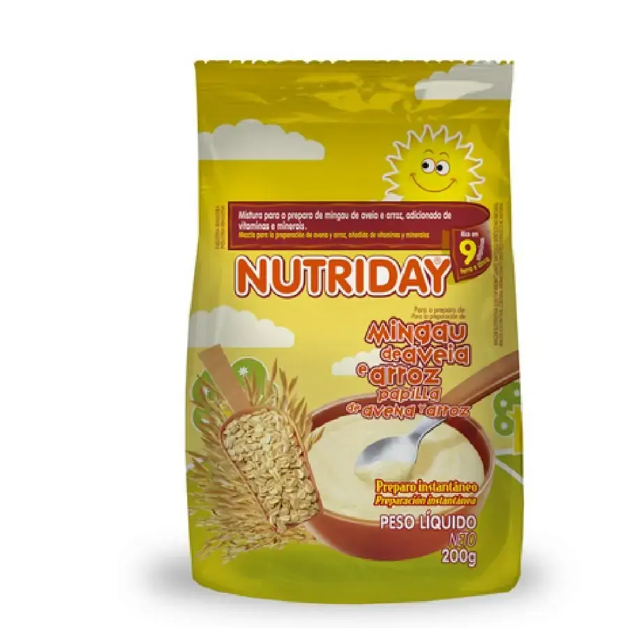 Nutriday Mingau Aveia/arroz Sache 200gr