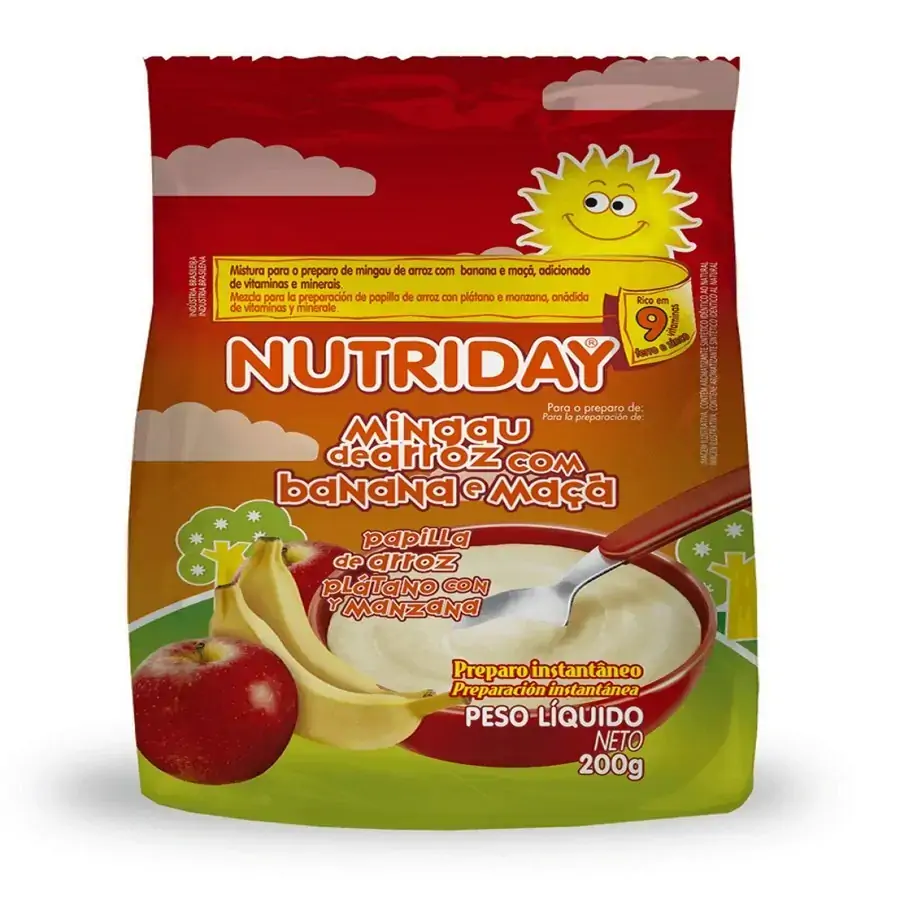 Nutriday Mingau Arroz/banana/maca Sache 200gr
