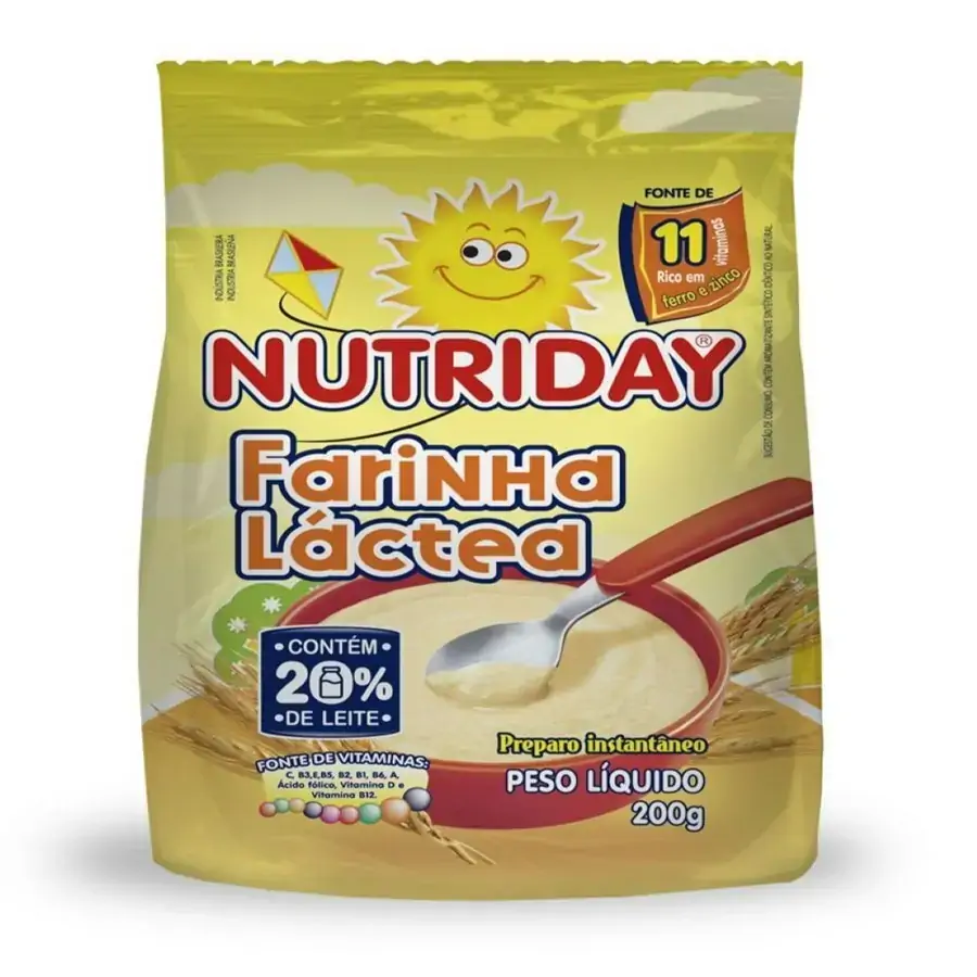 Mingau Nutriday 200g Sc Farinha Lactea