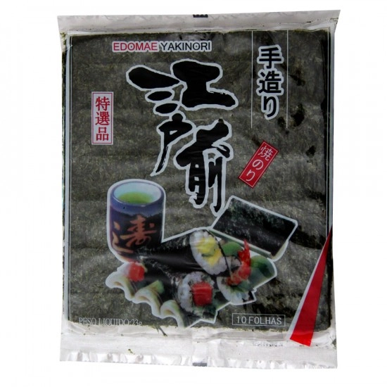 Nori Edomate 10fls Alga Marinha