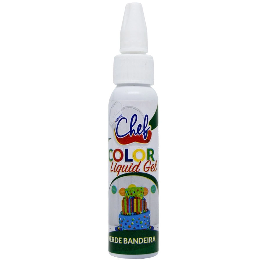 Corante Liquigel Verde Band 25g Iceberg Chef