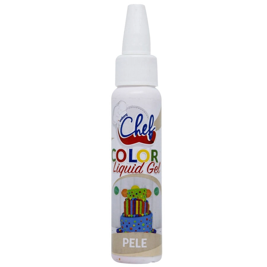 Corante Liquigel Pele 25g Iceberg Chef