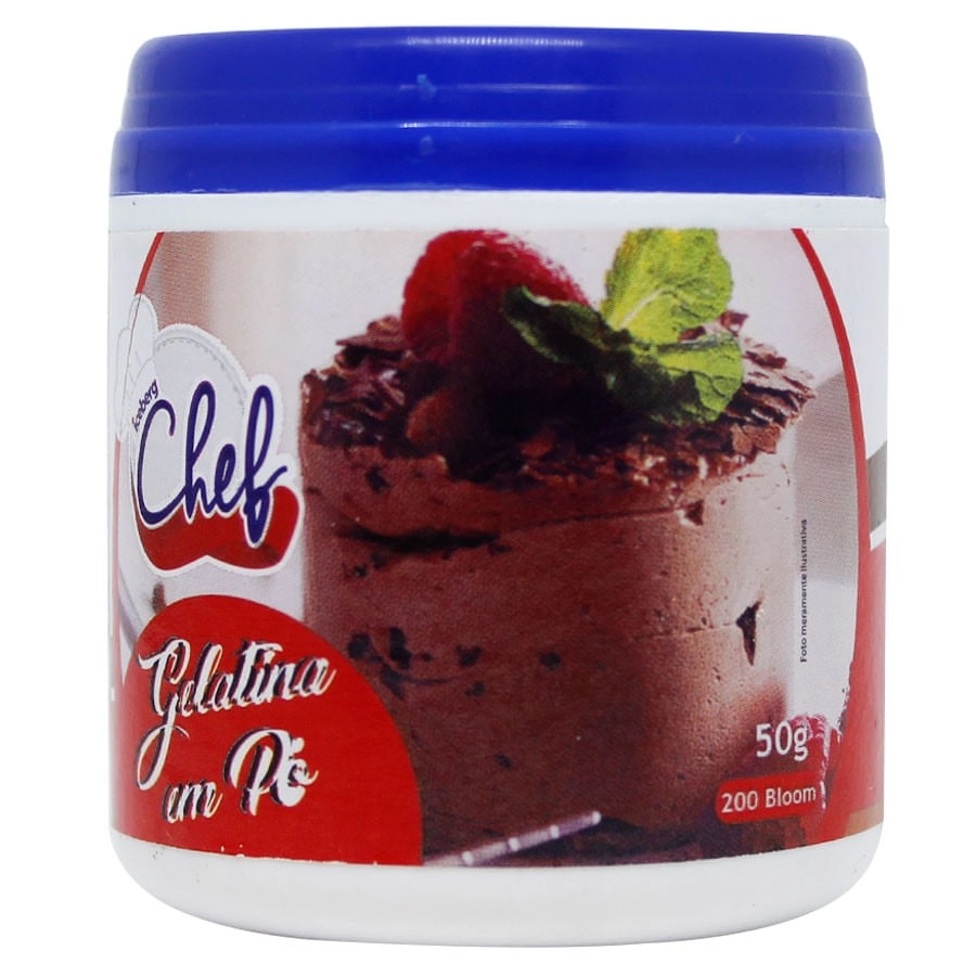 Gelatina Em Po 50g Iceberg Chef