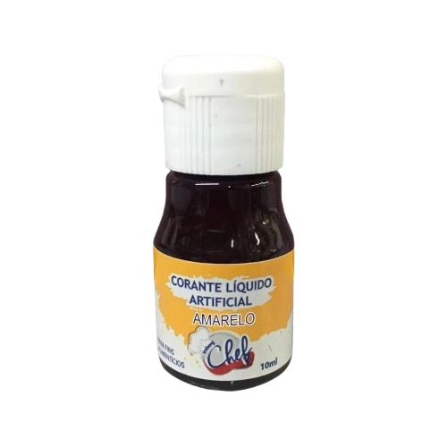 Corante Liq Amar 10ml Iceberg Chef
