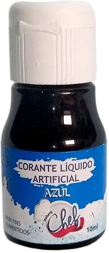 Corante Liq Azul 10ml Iceberg Chef