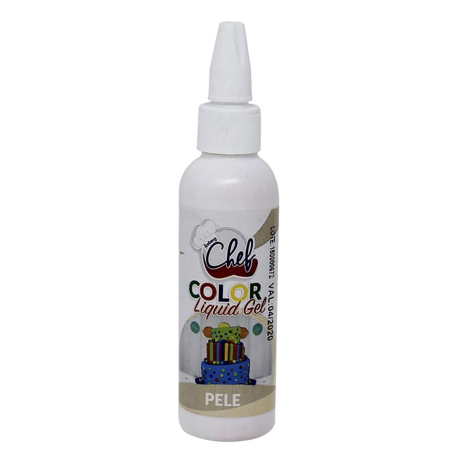 Corante Liquigel Pele 60g Iceberg Chef