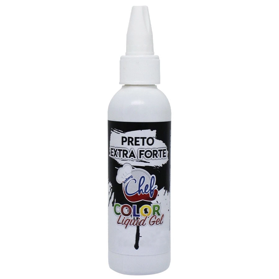 Corante Liquigel Preto Extr F 60g Iceberg Chef