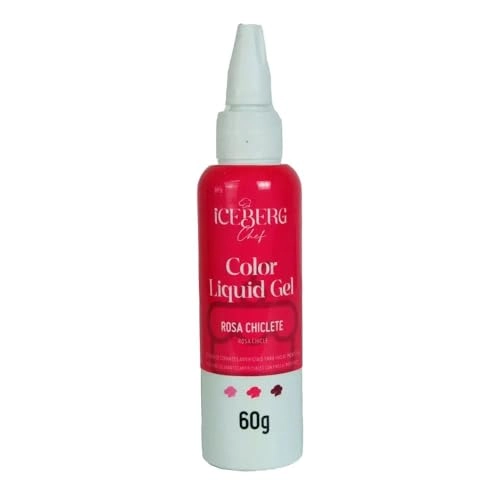 Corante Em Gel Iceberg Rosa Chiclete 60 Gr