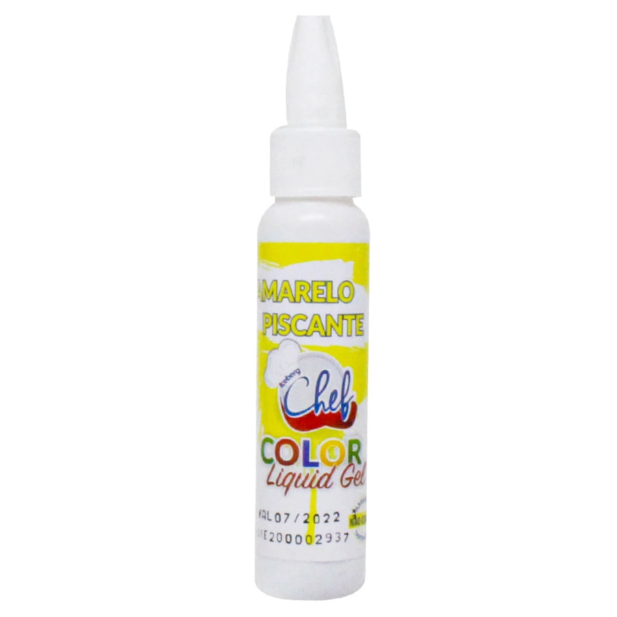 Corante Liquigel Amar Piscante 25g Iceberg Chef