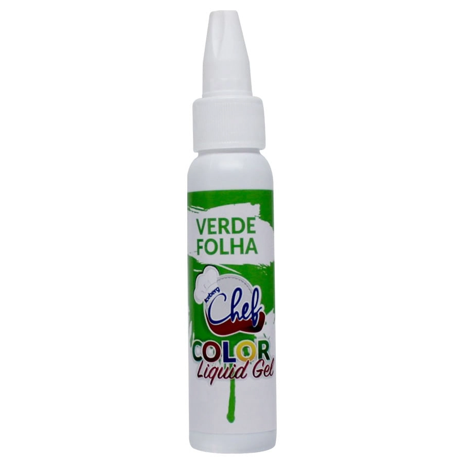 Corante Liquigel Verde Folha 25g Iceberg Chef