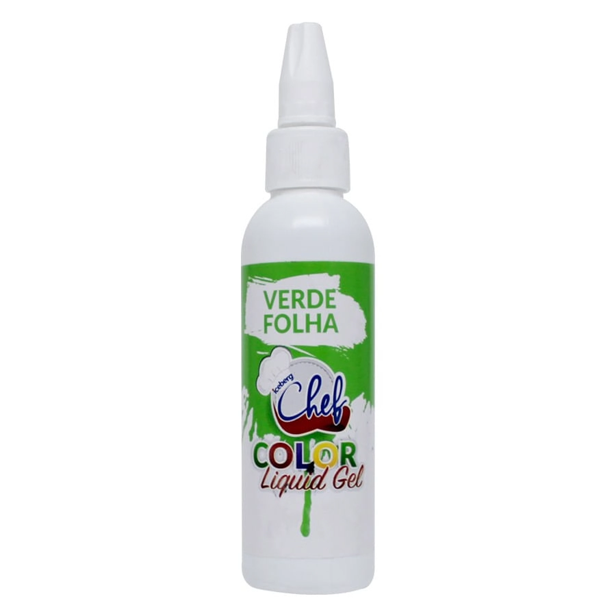 Corante Liquigel Verde Folha 60g Iceberg Chef