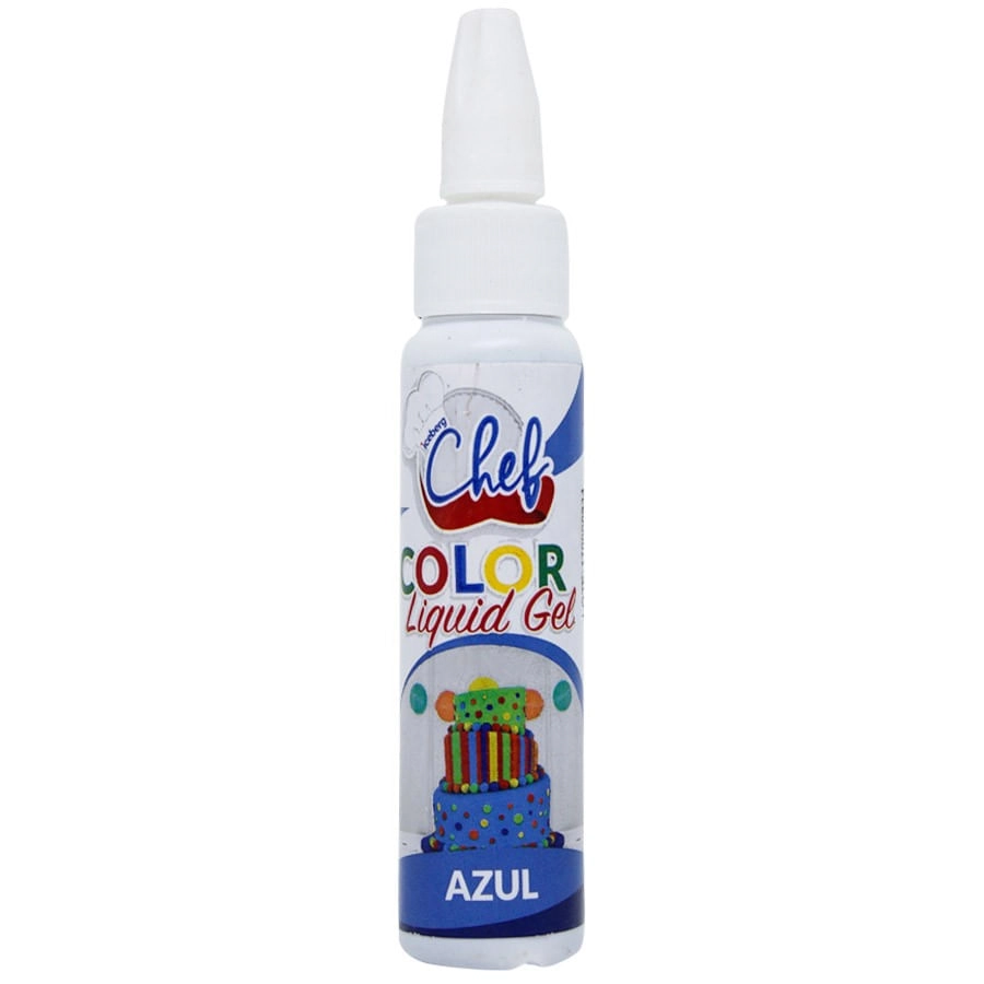 Corante Liquigel Azul Cong 25g Iceberg Chef