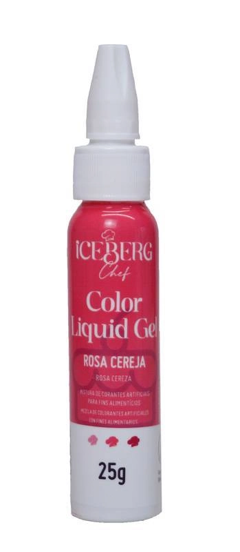 Iceberg Color Liquid Gel 25gr Rosa Cereja
