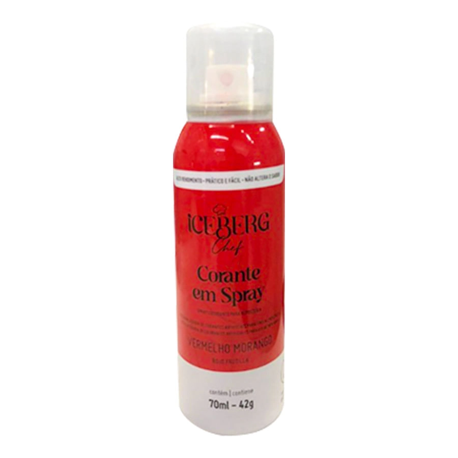 Corante Em Spray Vermelho 42g 111571 Iceberg