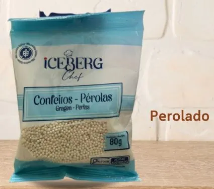 Confeito Perolado 80g Iceberg
